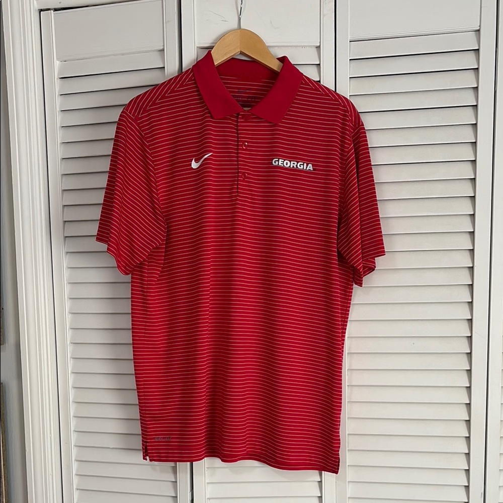 Nike Red Performance Polo Shirt